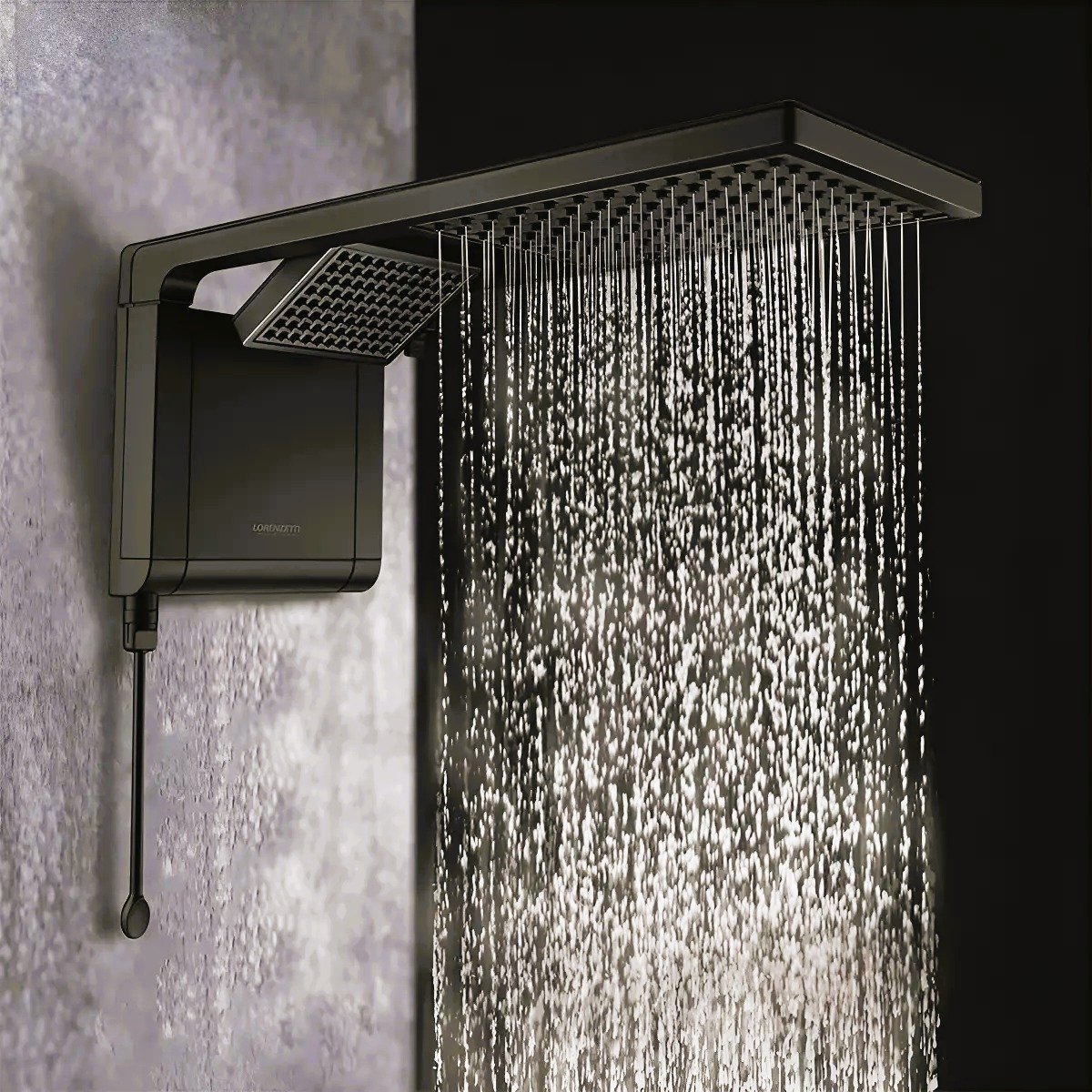 Chuveiro Eletrico Lorenzetti Acqua Ultra Duo Preto Fosco