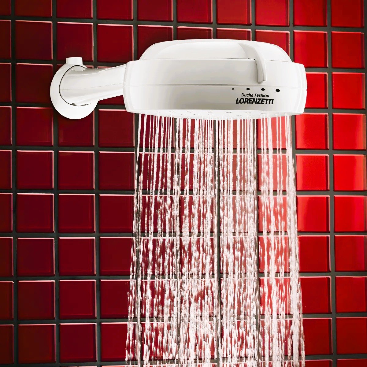 Chuveiro eletrico Fashion Lorenzetti Espalhador Grande Multitemperatura 6800W