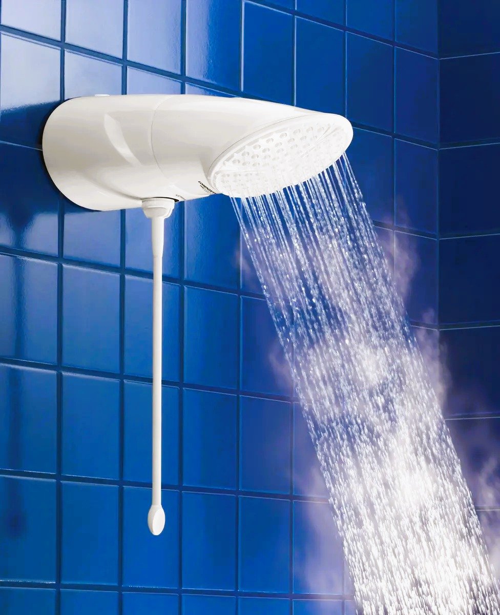Ducha Chuveiro Eletronica Top Jet Turbo Lorenzetti Cor Branco
