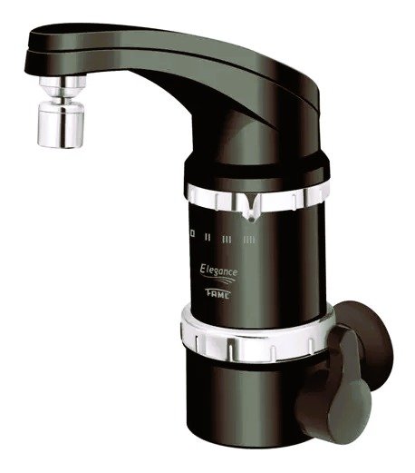 Torneira Eletrica Fame Elegance 4T 5400W Preta 220V Parede